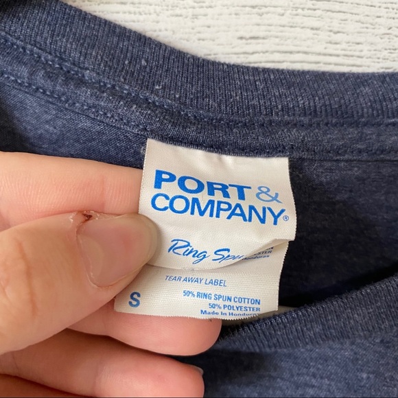 Port & Company Taco Cat T-Shirt Blue Sz Small - Picture 3 of 4